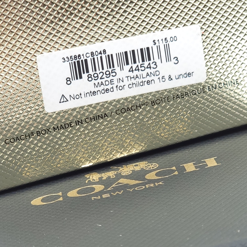 Coach Bowtie Necklace & Earring SET - Picture 3 of 5